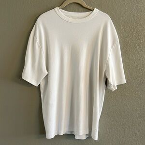 P&Co white tee sz large heavyweight material